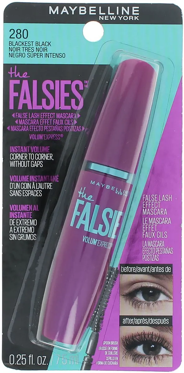 Maybelline Volum'Express The Falsies Mascara Blackest Black 10.7ml
