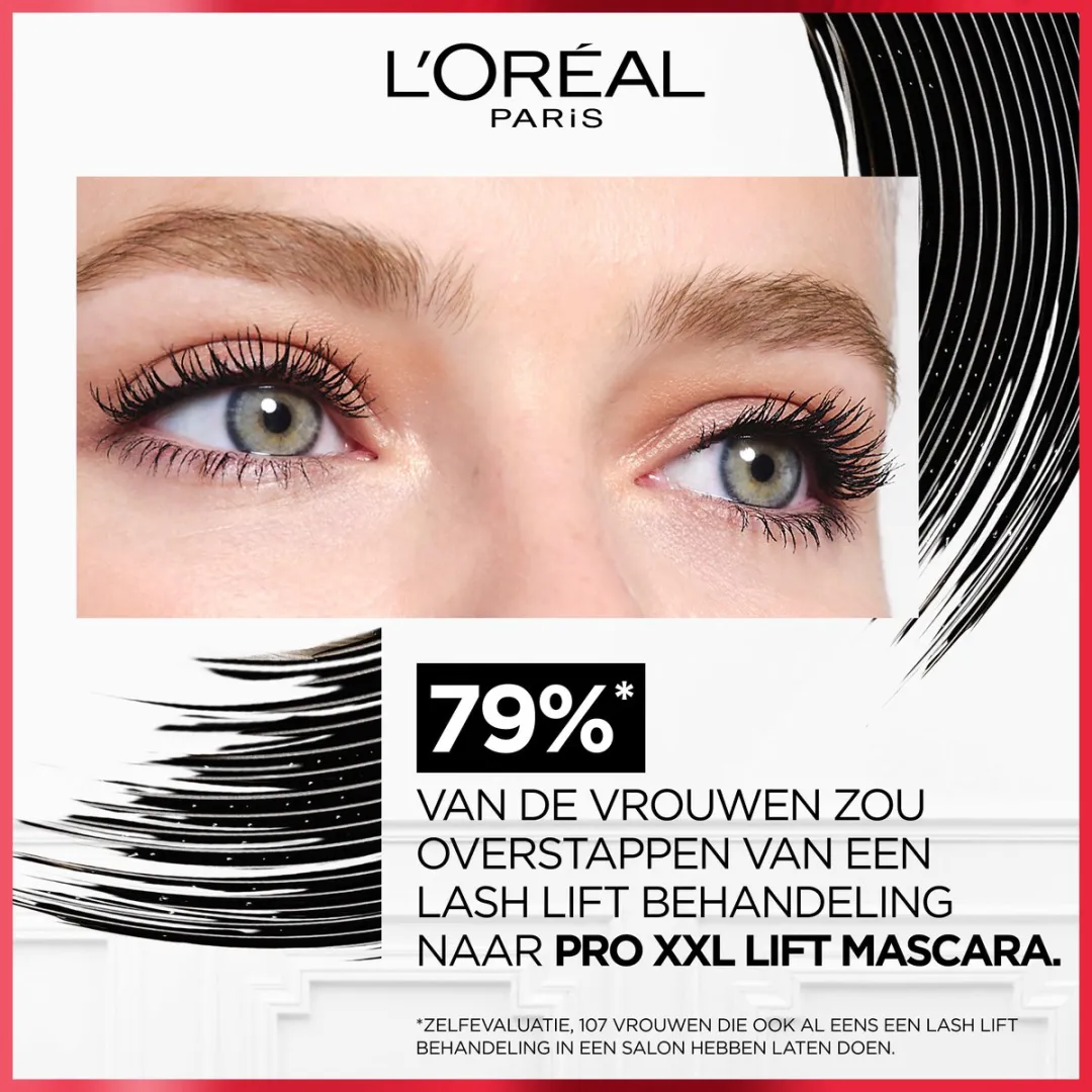L'Oréal Paris PRO XXL Lift Mascara 13.6ml - 3 Stuks