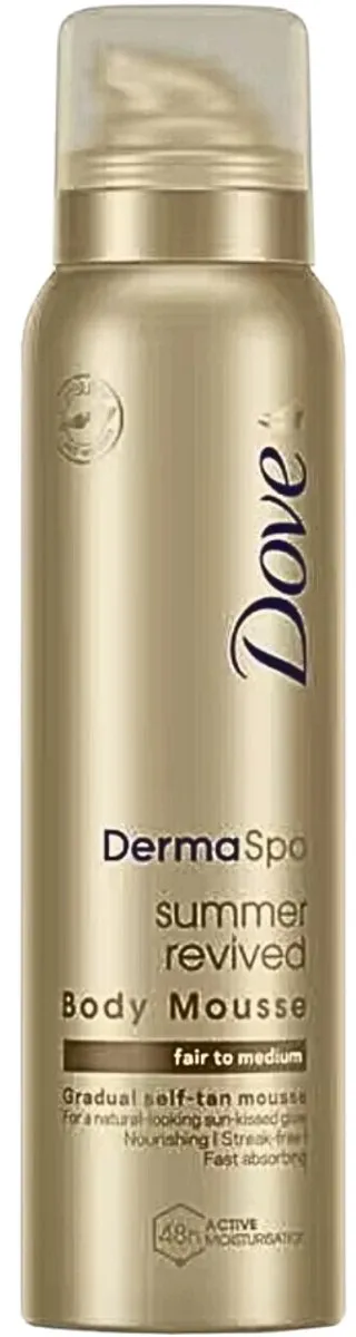 Dove DermaSpa Tanning Mousse Medium-Dark 150ml - 4 Stuks
