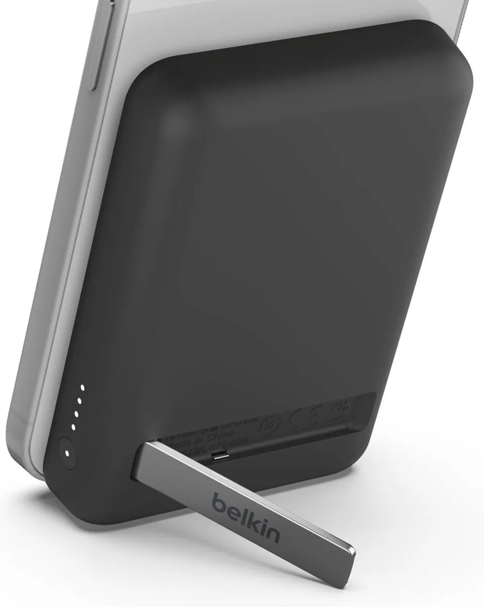 Belkin BPD004BTBK Draadloze Powerbank 5000mAh - MagSafe - Zwart