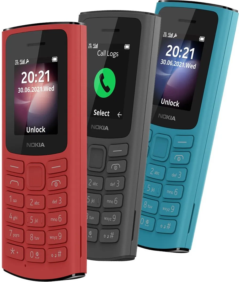 Nokia 105 2021 4G - Zwart