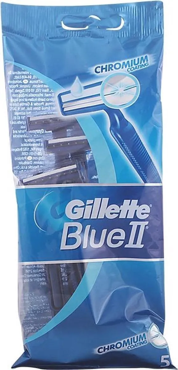 Gillette Blue II Wegwerpscheermesjes - 5 Stuks