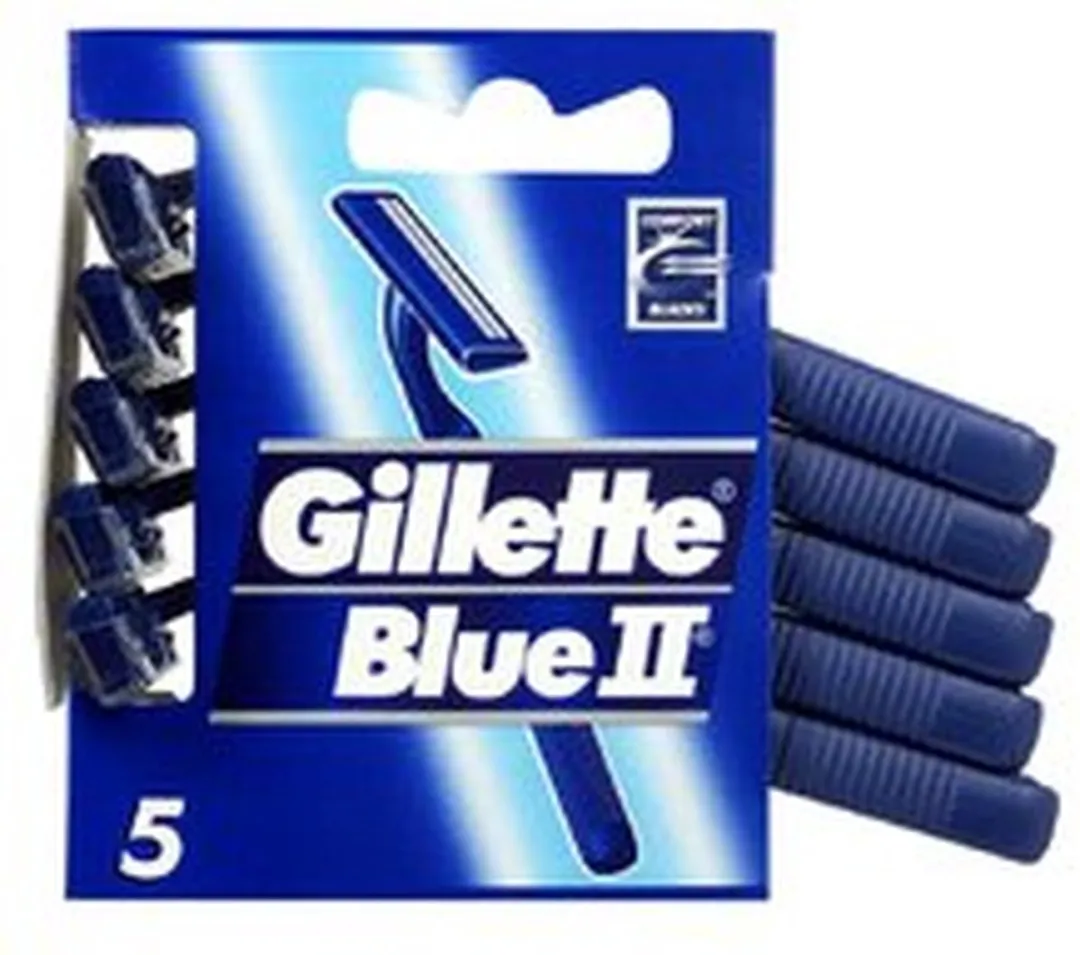 Gillette Blue II Wegwerpscheermesjes - 5 Stuks