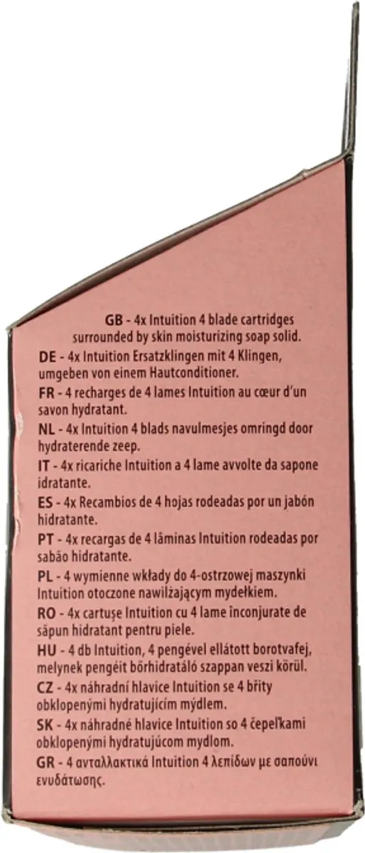 Wilkinson Sword Intuition Variety Navulscheermesjes - 4 Stuks