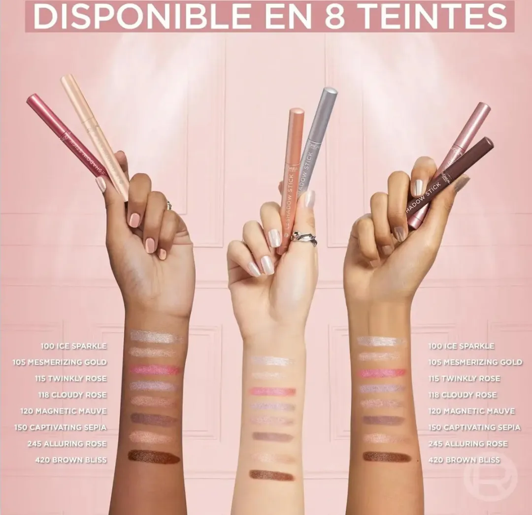 L'Oréal Paris Gelové Oční Stíny Shadow Stick 3ml