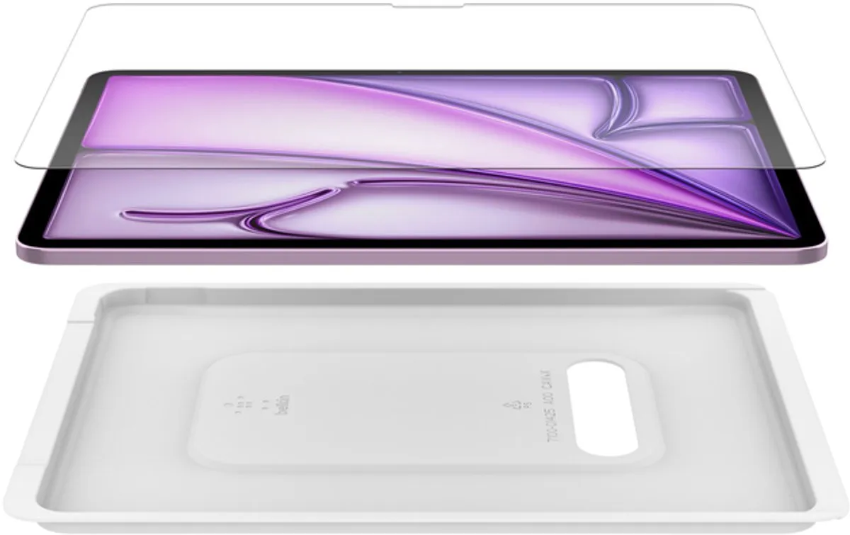 Belkin TemperedGlass Screenprotector OVI008HQ - iPad Air 13" Transparent - afbeelding 6 van 6
