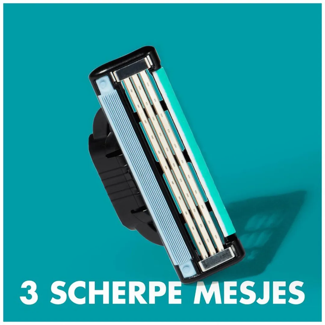 Gillette Mach3 Scheermesjes - 8 Stuks - Blauw
