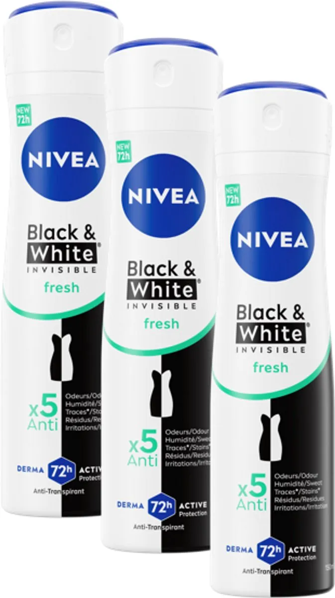 NIVEA Invisible For Black & White Deo Spray
