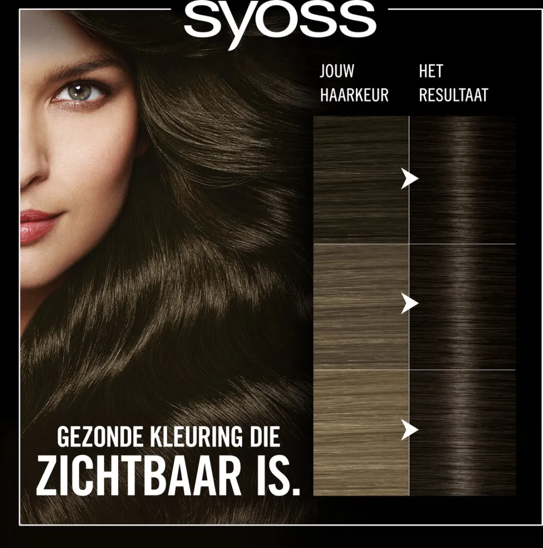 SYOSS Oleo Intense 4-50 Haarverf IJzig Bruin - 115ml
