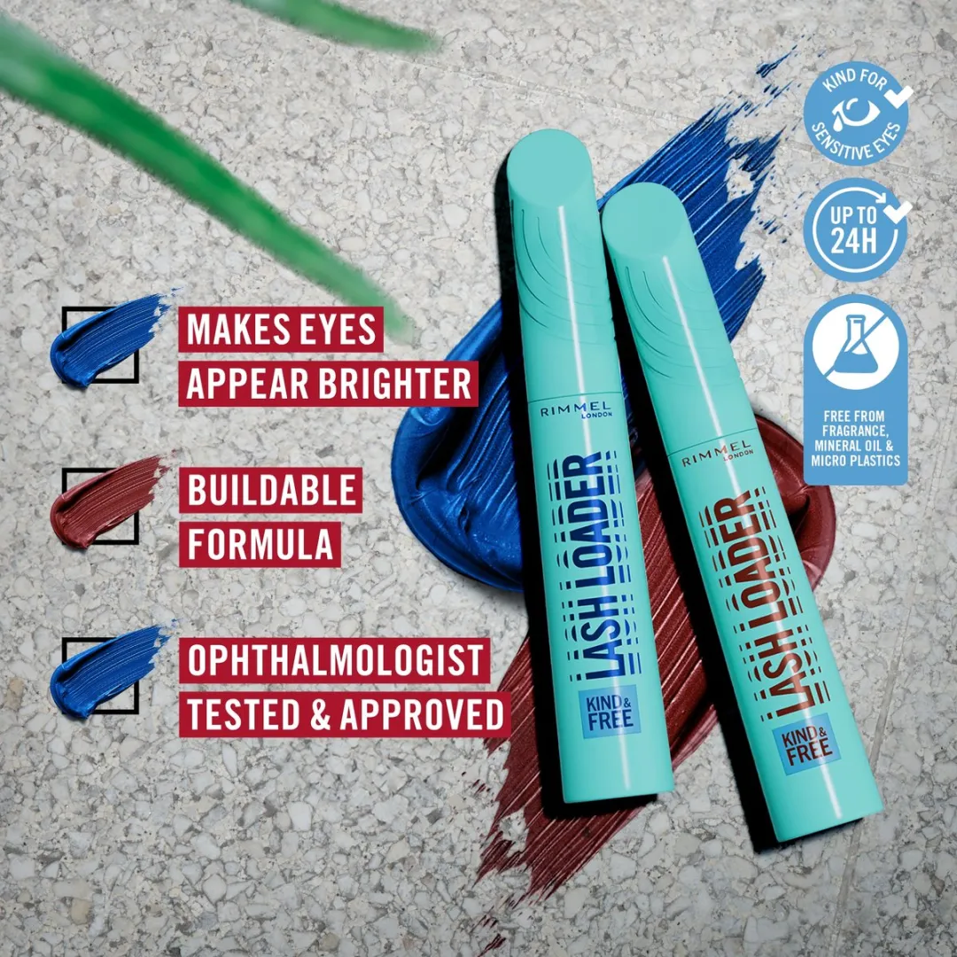 Rimmel Kind & Free Lash Loader Mascara 9,5ml - Aubergine