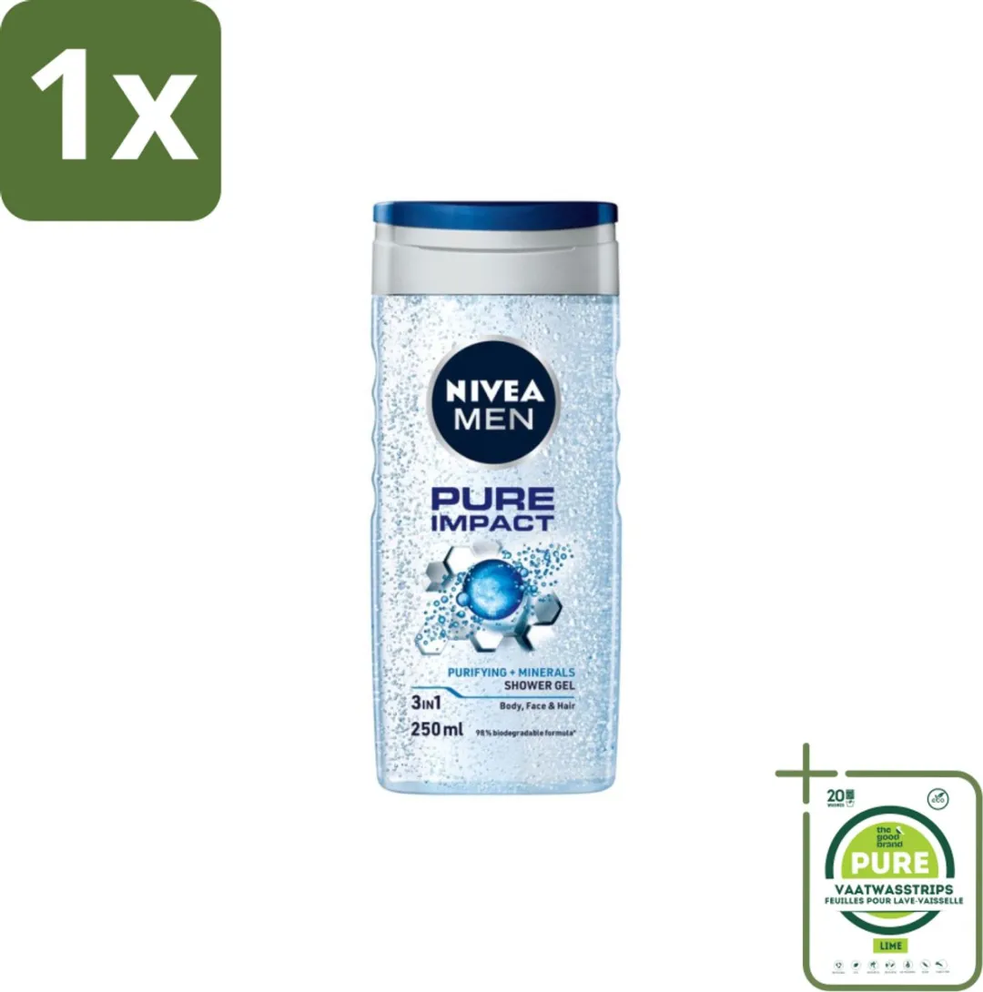NIVEA Men Douchegel Pure Impact 250ml