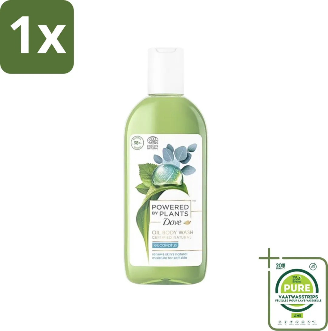 Dove Powered by Plants Bodywash Eucalyptus 250ml