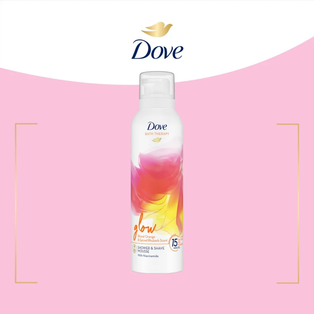 Dove Bath Therapy Douche- & Scheerschuim Glow 200ml