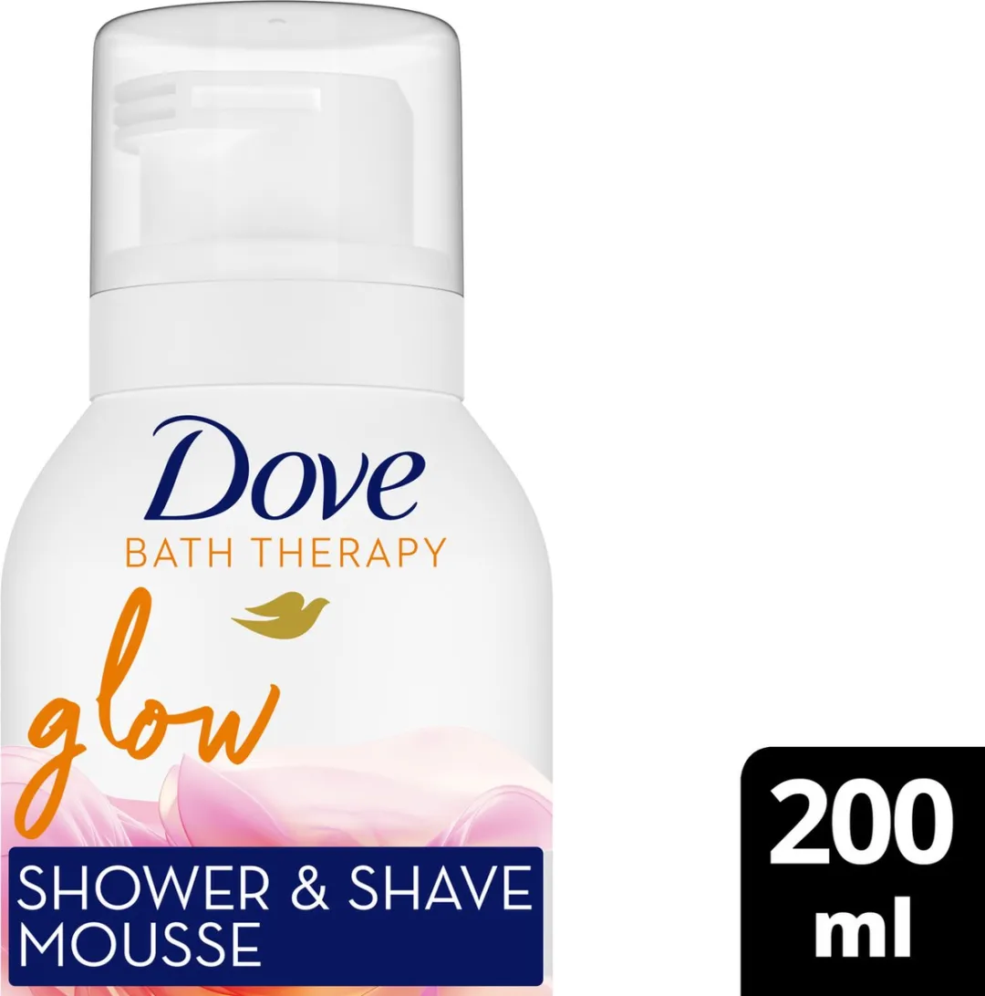 Dove Bath Therapy Douche- & Scheerschuim Glow 200ml