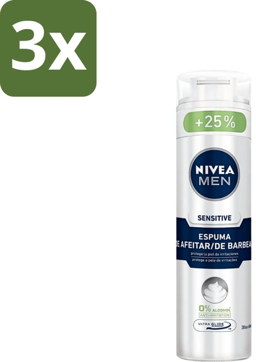 NIVEA Men Sensitive Scheerschuim 250ml