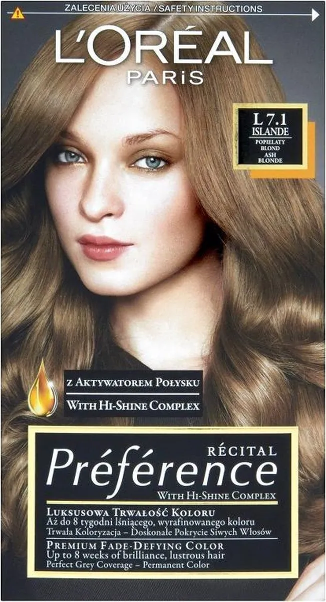 L'Oréal Paris Recital Preference Haarverf L 7.1 IJsblauw