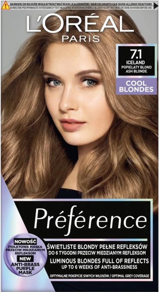 L'Oréal Paris Recital Preference Haarverf L 7.1 IJsblauw - 1ml
