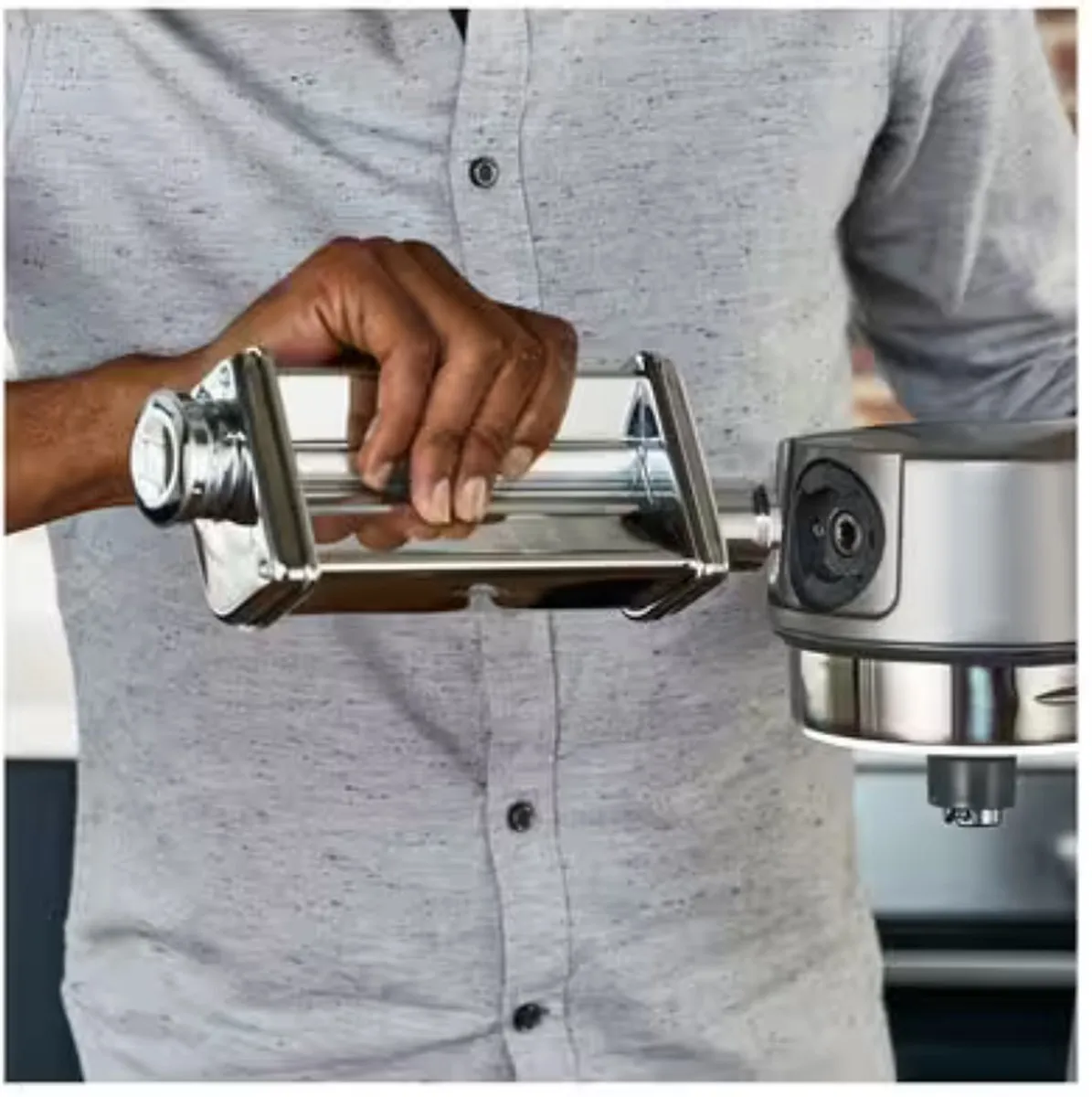 Kenwood Chef Major AT972A Tagliolinimaker - Roestvrijstaal