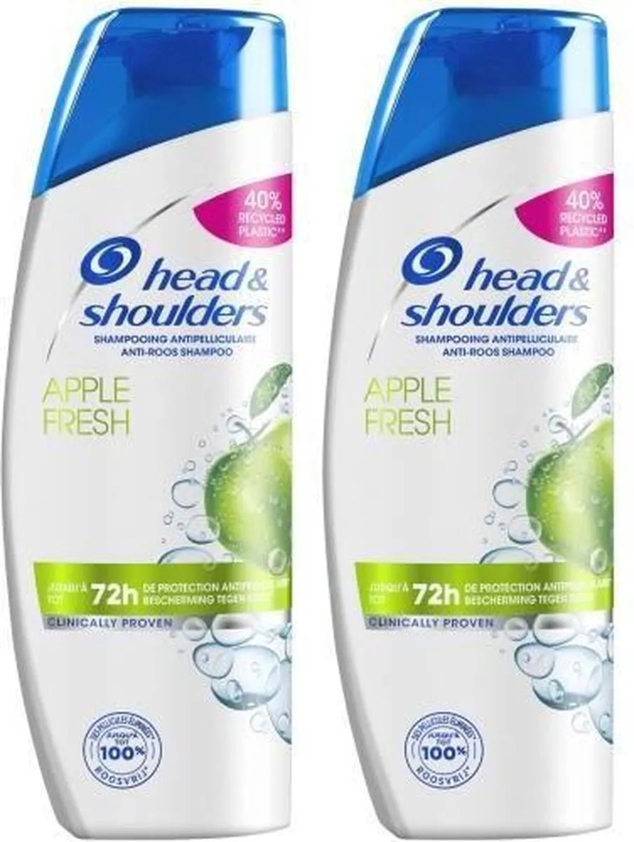 Head & Shoulders Apple Fresh Shampoo 2x285ml