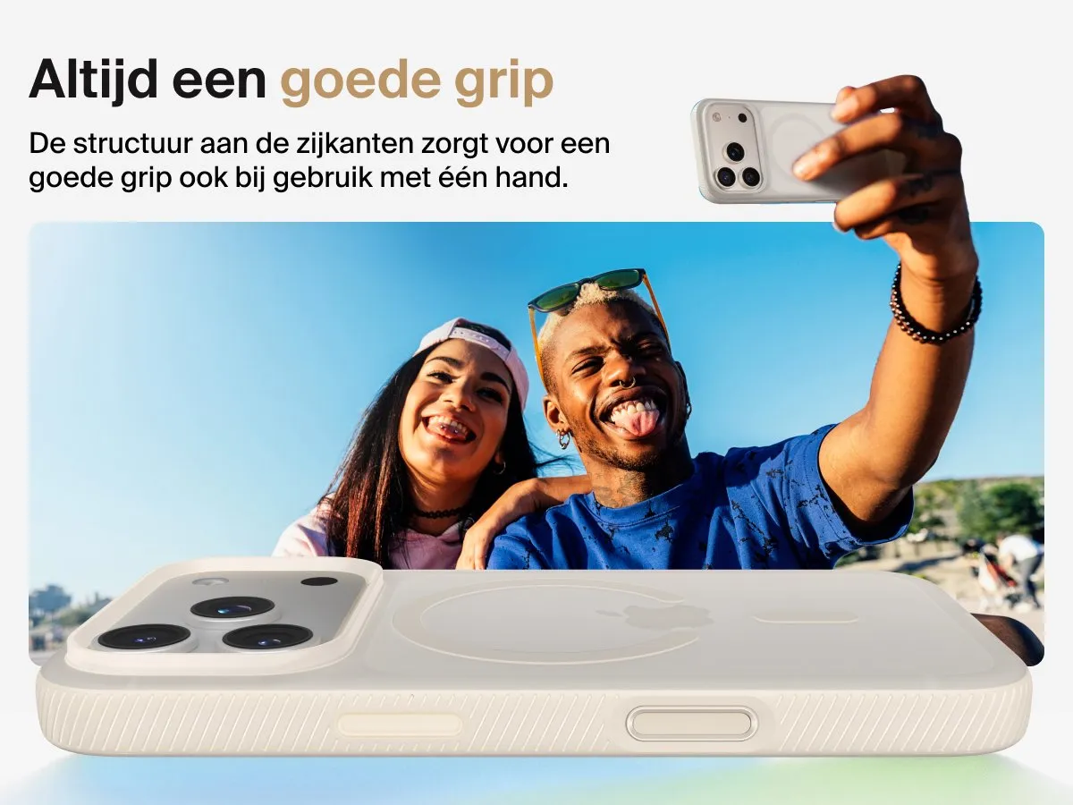 Belkin SheerForce Grip Hoesje iPhone 17 Pro MSA035HQSA - Zand