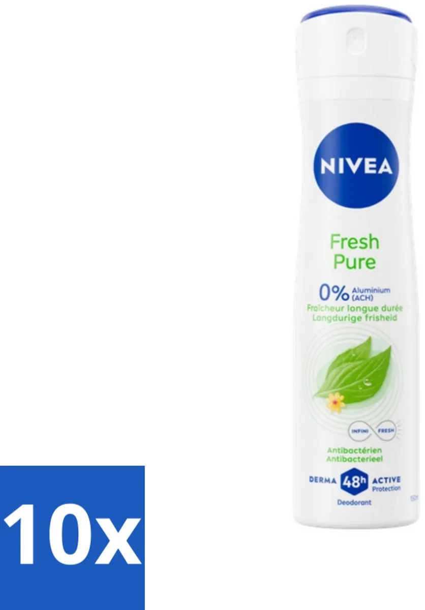 NIVEA Fresh Pure Deodorant Spray 150ml