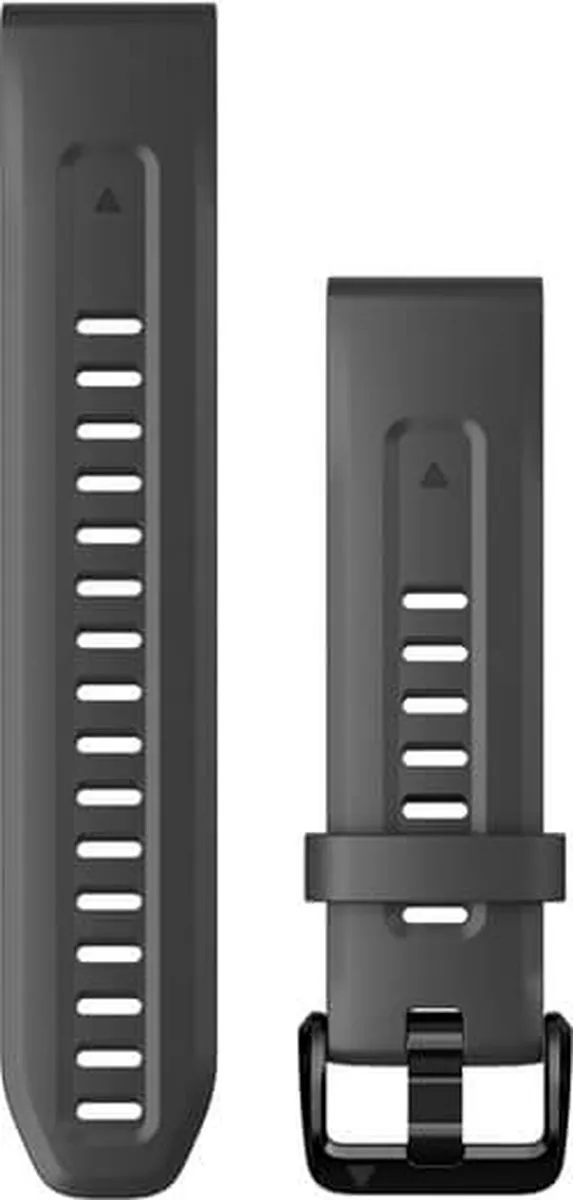 Garmin QuickFit Siliconen Bandje 20mm - Zwart