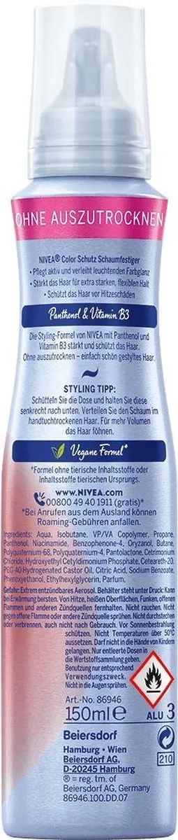 NIVEA Color Care & Protect Haarmousse 150ml