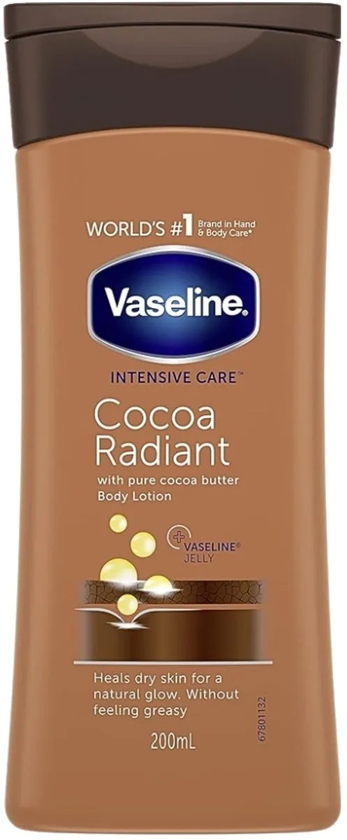 Vaseline Bodylotion Cocoa 200ml - 5 Stuks