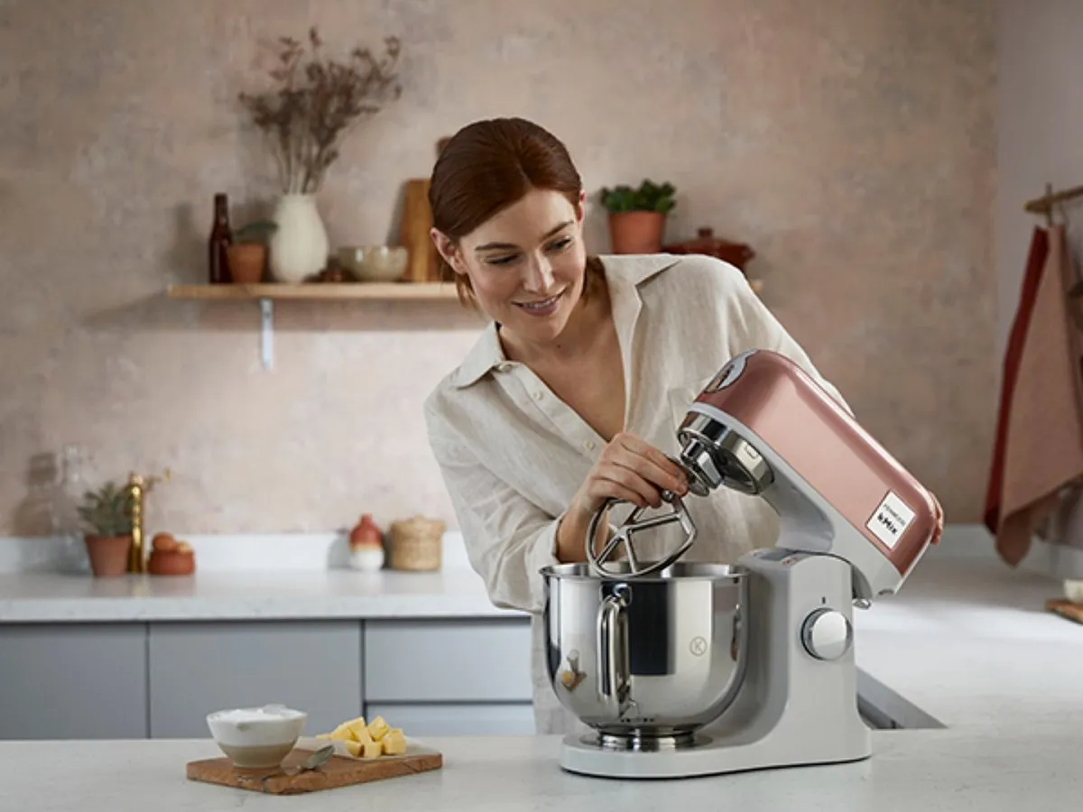 Kenwood kMix Keukenmixer 1000W - 5L - Abrikoosroze - afbeelding 6 van 6