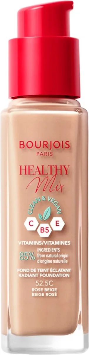 Bourjois Healthy Mix Clean Foundation 52.5 Rose Beige 30ml