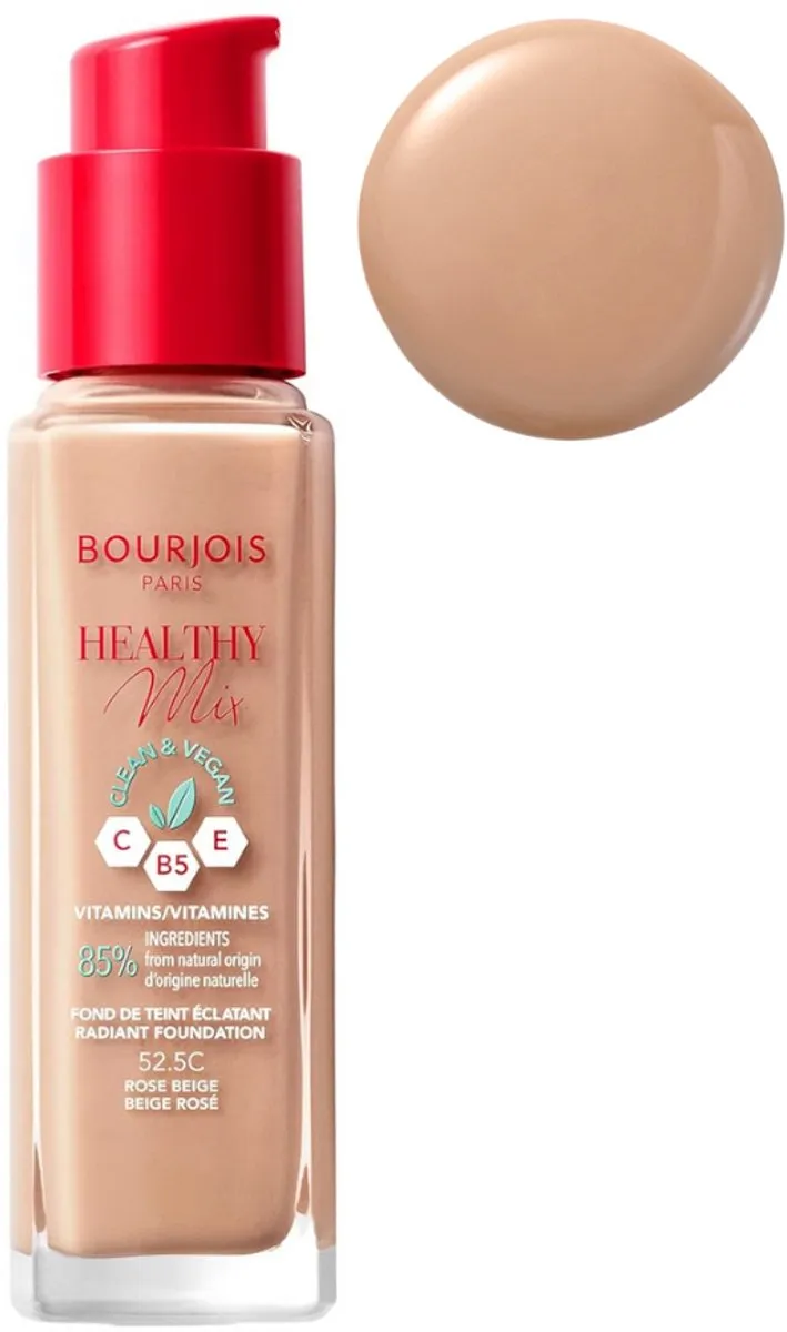 Bourjois Healthy Mix Clean Foundation 52.5 Rose Beige 30ml