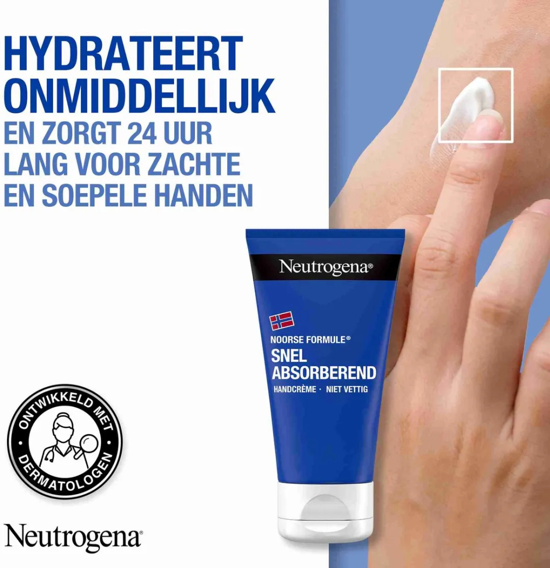 Neutrogena Noorse Formule Handcrème 75ml - 2 Stuks
