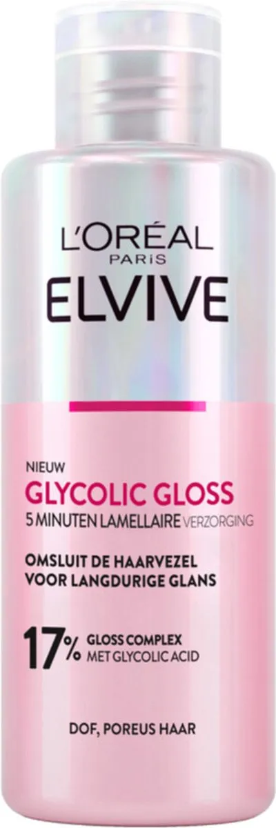 L'Oréal Elvive Glycolic Gloss Post-Conditioner 200ml - 6 Stuks