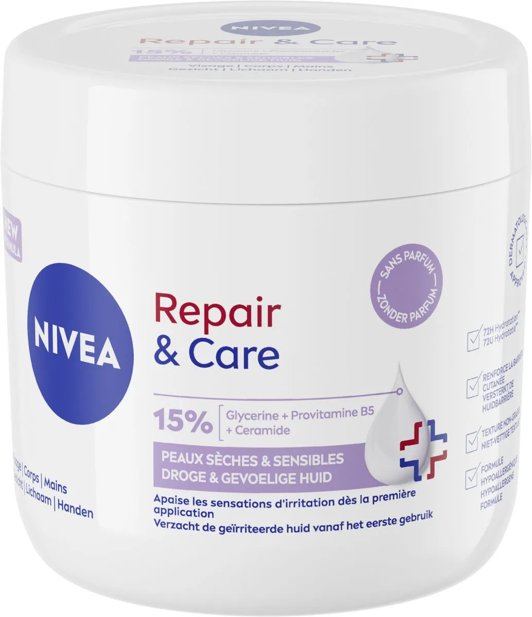 NIVEA Repair & Care Sensitive Bodycrème 400ml