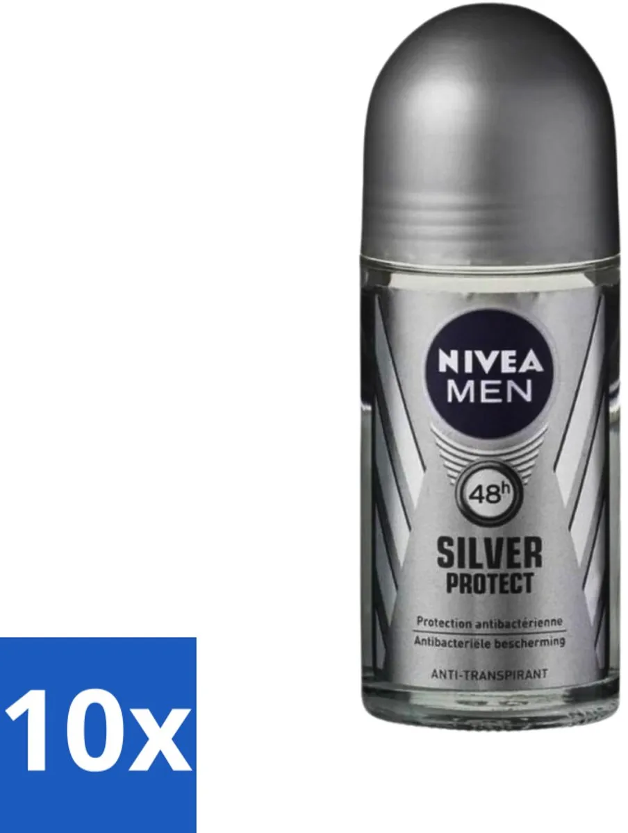 NIVEA Men Silver Protect Dynamic Power Deodorant Roller 50ml
