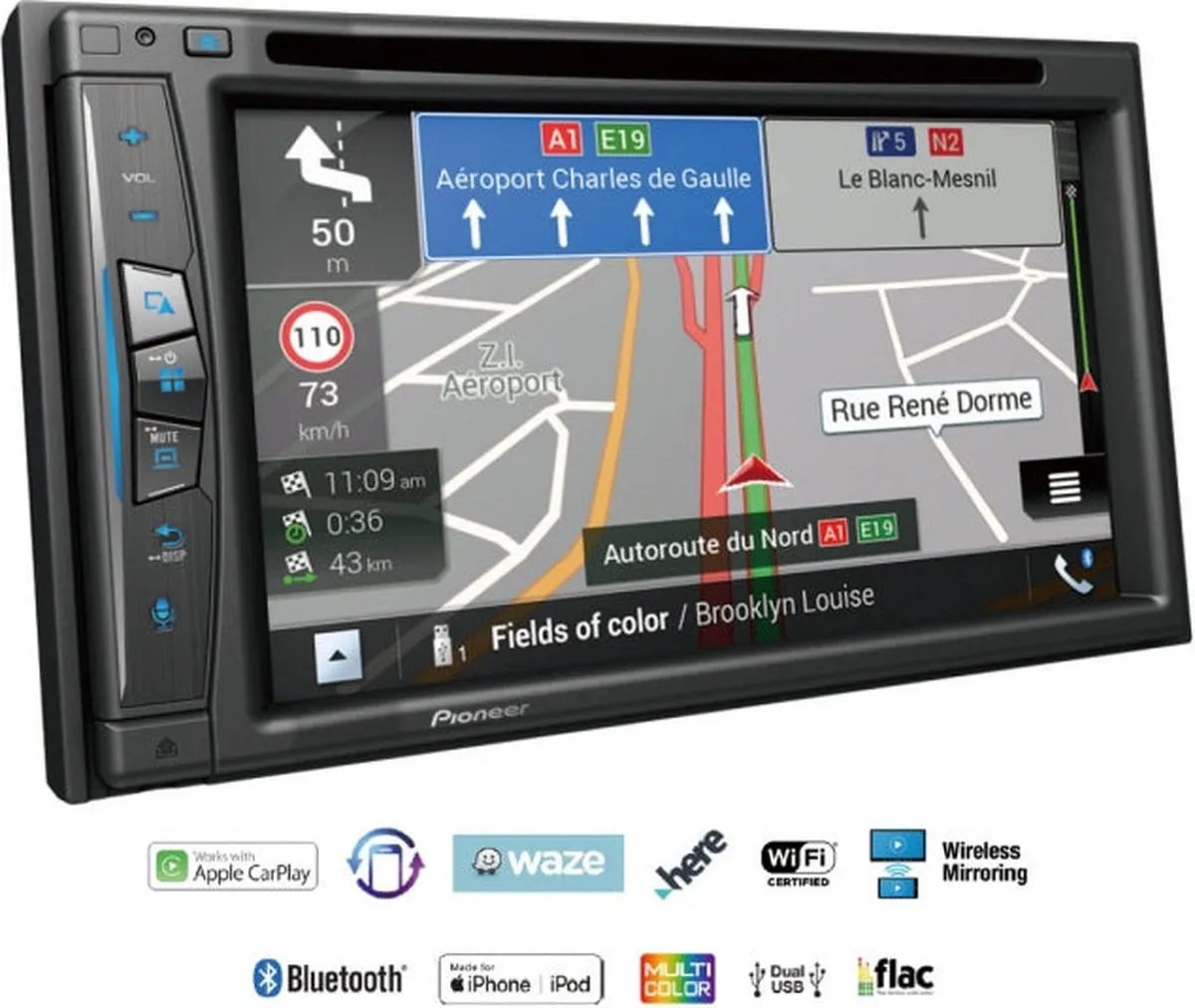 Pioneer AVIC-Z630BT 2DIN Navigatie GPS - Zwart - afbeelding 6 van 6