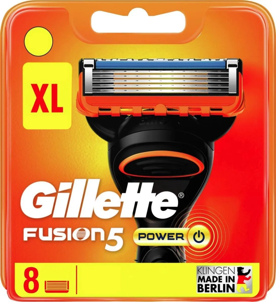 Gillette Fusion5 Power Scheermesjes - 8 Stuks