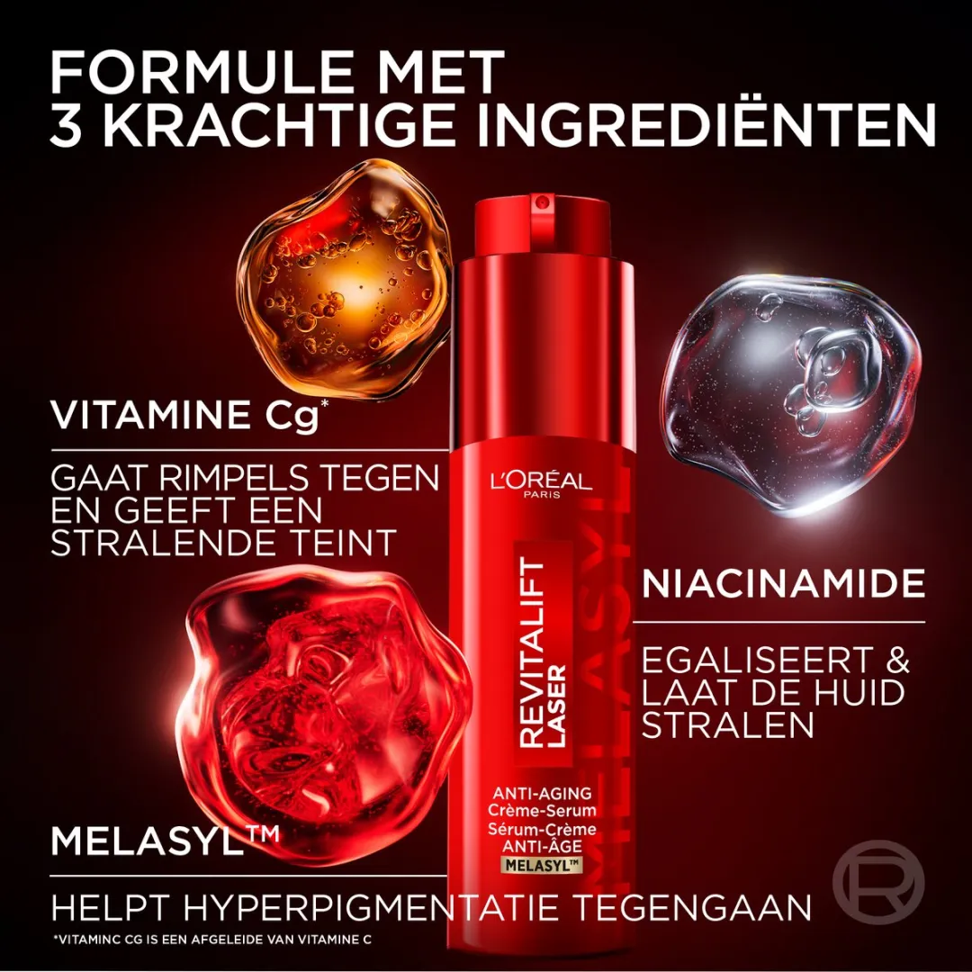 L'Oréal Paris Revitalift Laser Triple Laser Anti-Aging Crème-Serum 50ml - afbeelding 6 van 6