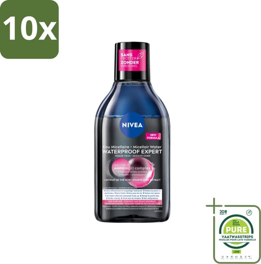 NIVEA Micellair Reinigingswater Waterproof Expert 400ml
