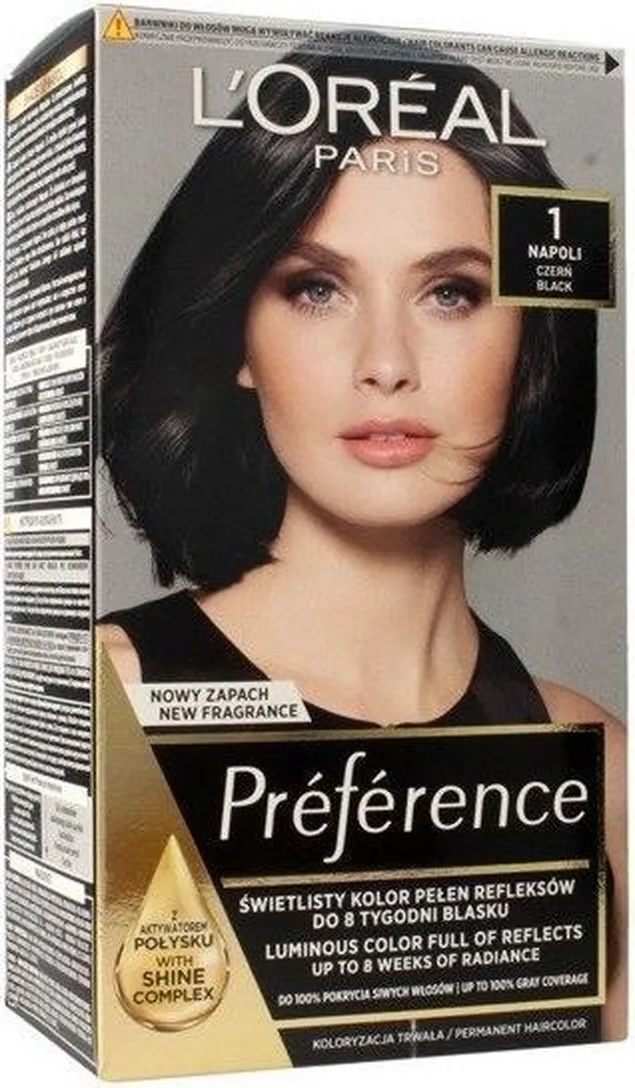 L'Oréal Paris Preference Haarverf 1 Napoli Black