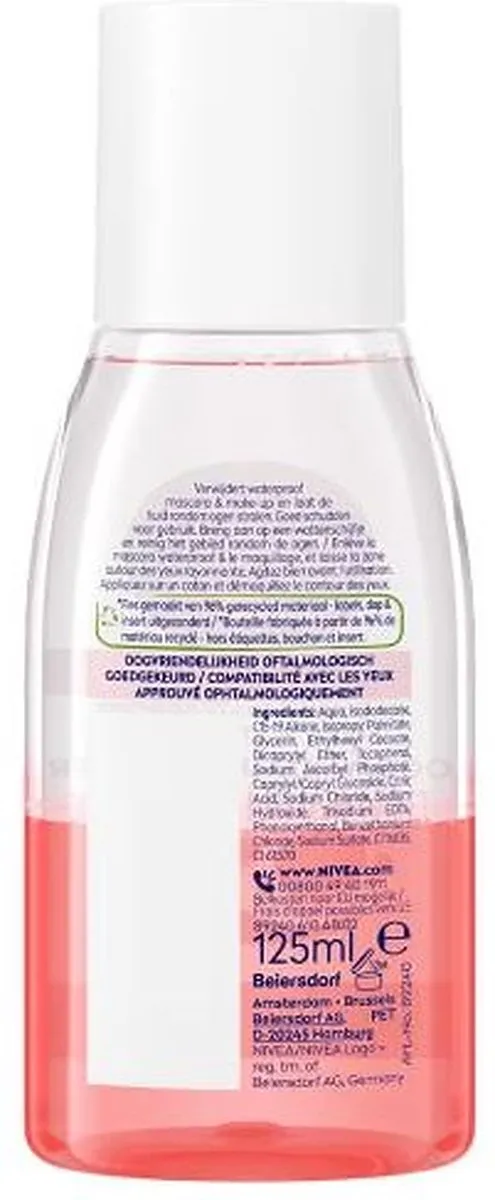 NIVEA Oogmake-up Remover 125ml - 12 Stuks