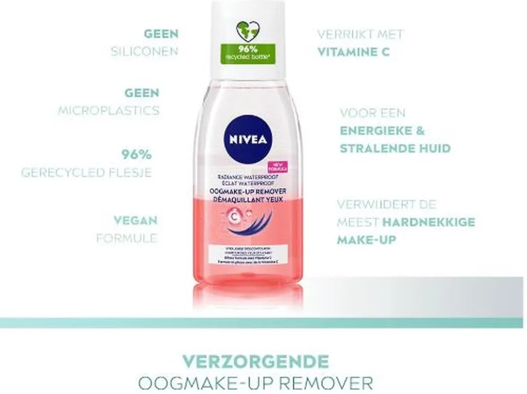 NIVEA Oogmake-up Remover 125ml - 12 Stuks