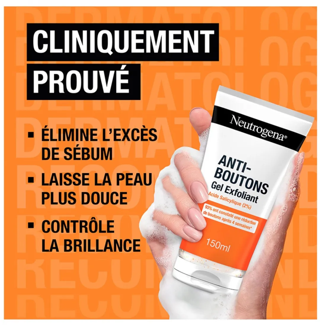 Neutrogena Anti-Blekken Exfoliërende Gel 150ml