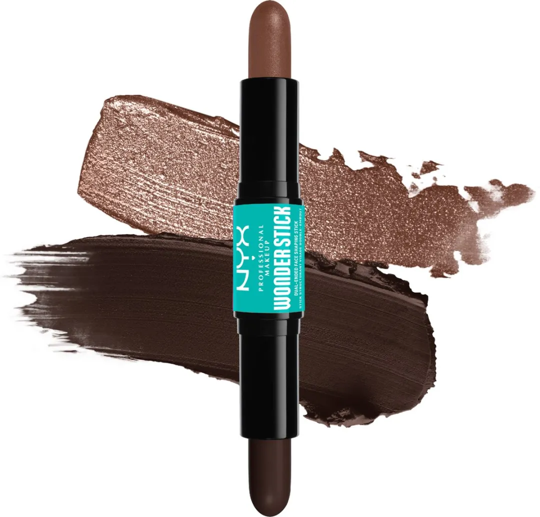 Nyx Professional Makeup Wonder™ Stick - Deep Rich - Contouring & Highlight Stick met twee uiteinden - Zeer Donker