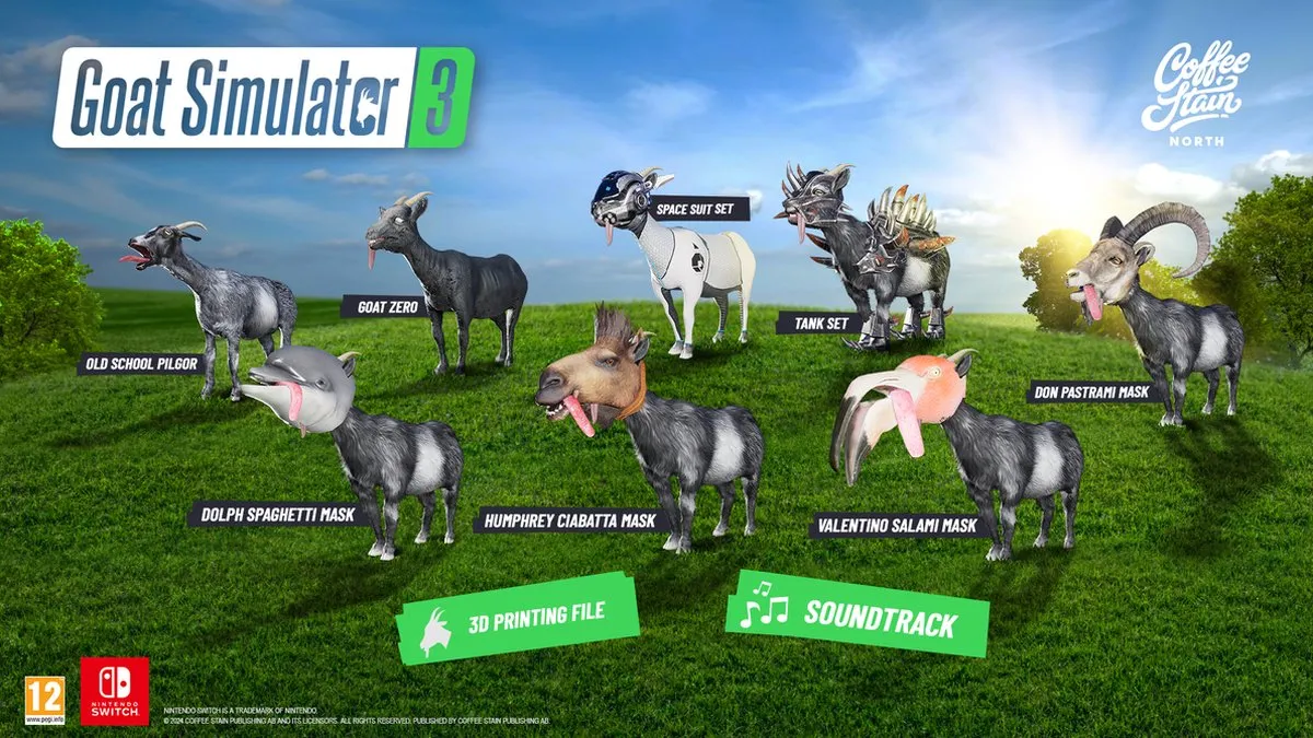 Plaion Goat Simulator 3 Nintendo Switch - 4 Spelers