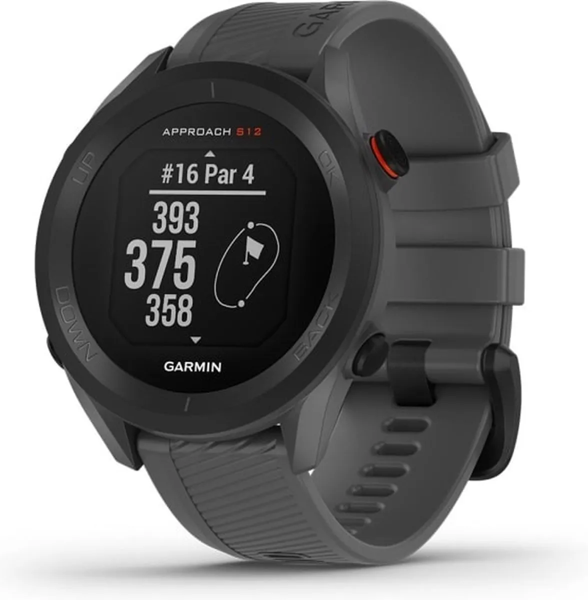 Garmin Approach S12 Golfhorloge GPS - 43mm Grijs - afbeelding 5 van 6
