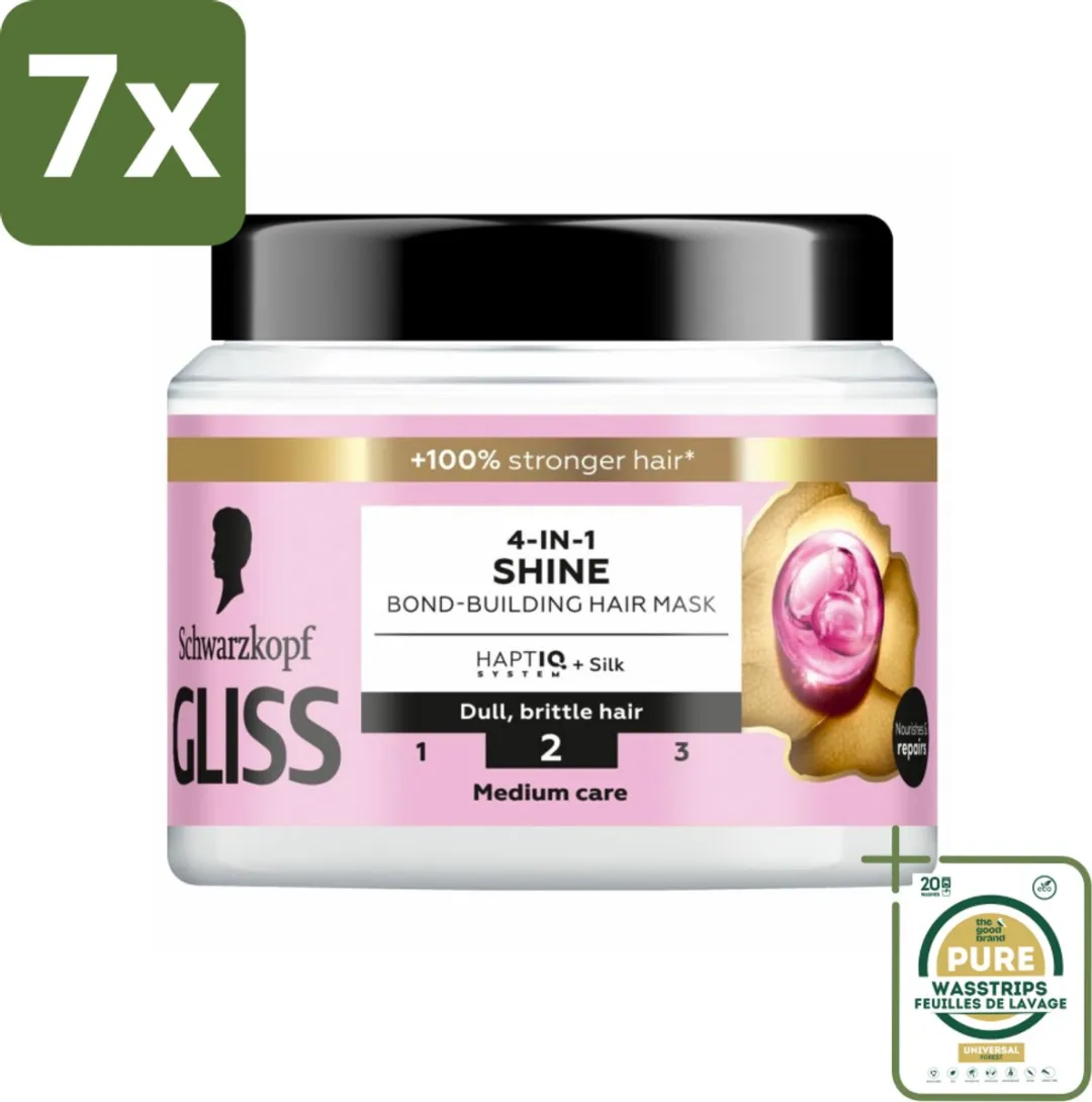Schwarzkopf Gliss 4in-1 Haarmasker 2800ml (7x400ml)