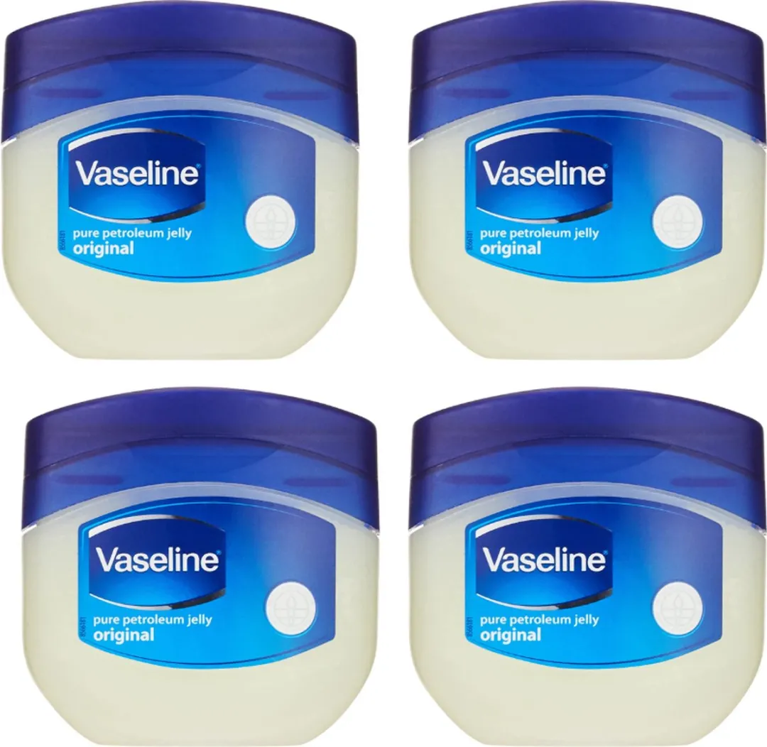 Vaseline Petroleum Jelly Original 50ml - 4 Stuks