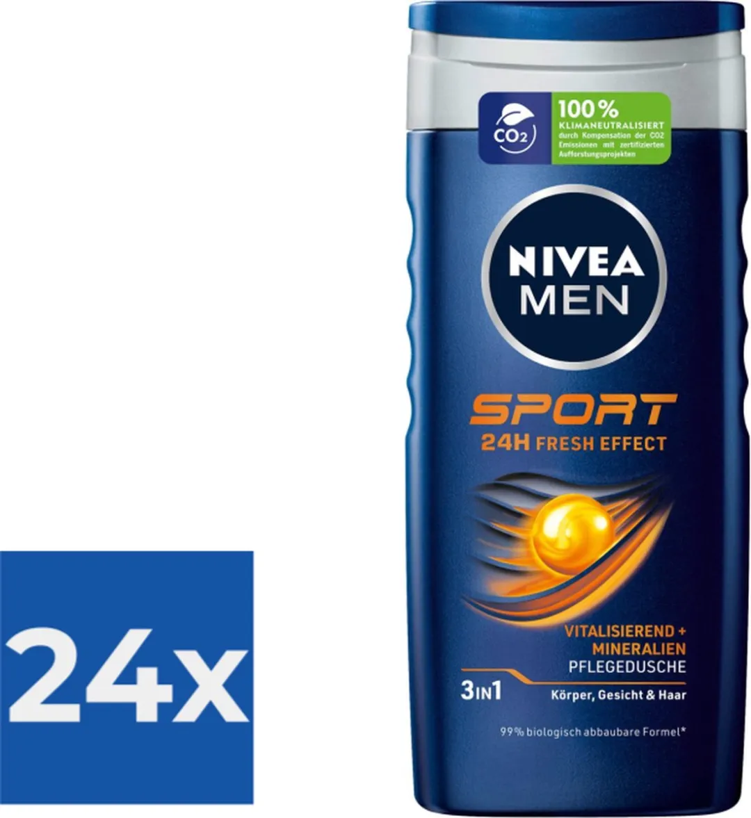 NIVEA MEN Douchegel Sport 250ml - 24 Stuks