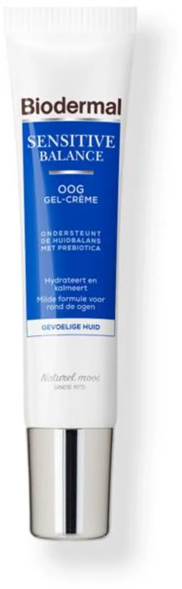 Biodermal Sensitive Balance Oog Gel-Crème 15ml - afbeelding 6 van 6